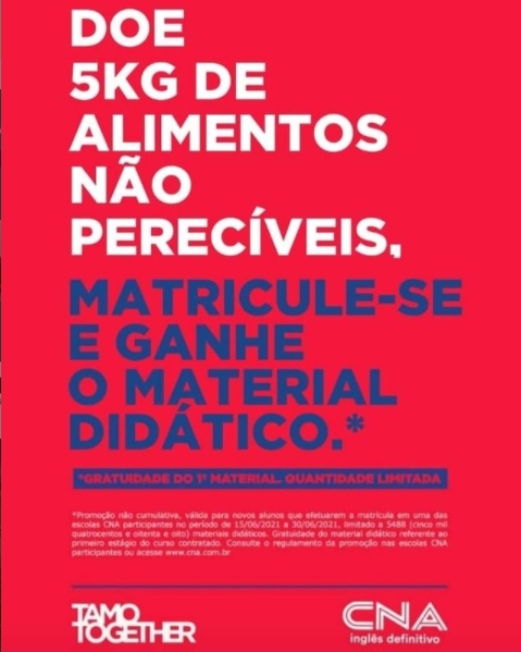 PROMOÇÃO ALIMENTANDO SONHOS CNA