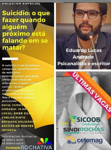 PALESTRA SOBRE PREVENÇÃO AO SUICÍDIO 